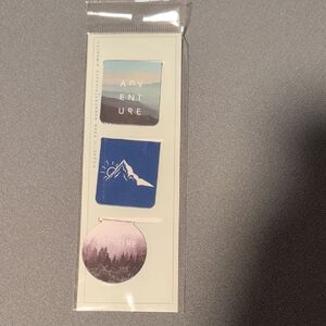 NWT *Free Add-on* Indigo Adventure Magnetic Bookmark Trio